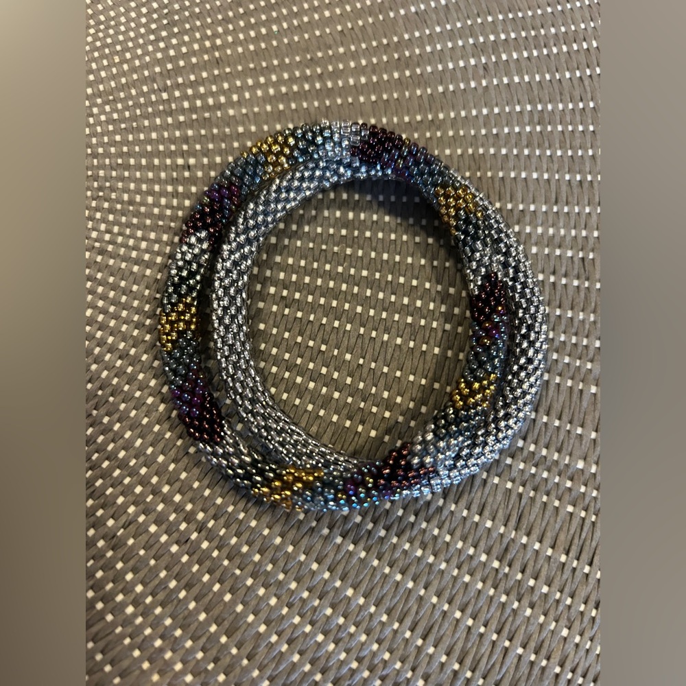 Multicolor Beaded Bracelet Sashka seed bead bracelets
